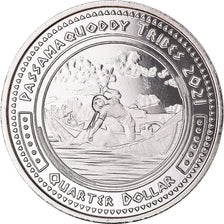 Coin, United States, Quarter, 2021, U.S. Mint, Passamaquoddy tribes.BE. Fantasy