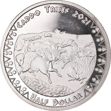 Coin, United States, 1/2 Dollar, 2021, U.S. Mint, Caddo Tribes.BE.Monnaie de