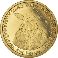 Coin, United States, Dollar, 2021, U.S. Mint, Caddo Tribes.BE.Monnaie de