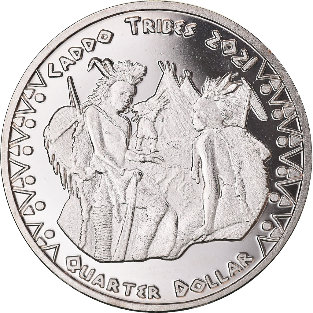 Coin, United States, Quarter, 2021, U.S. Mint, Caddo Tribes.BE.Monnaie de