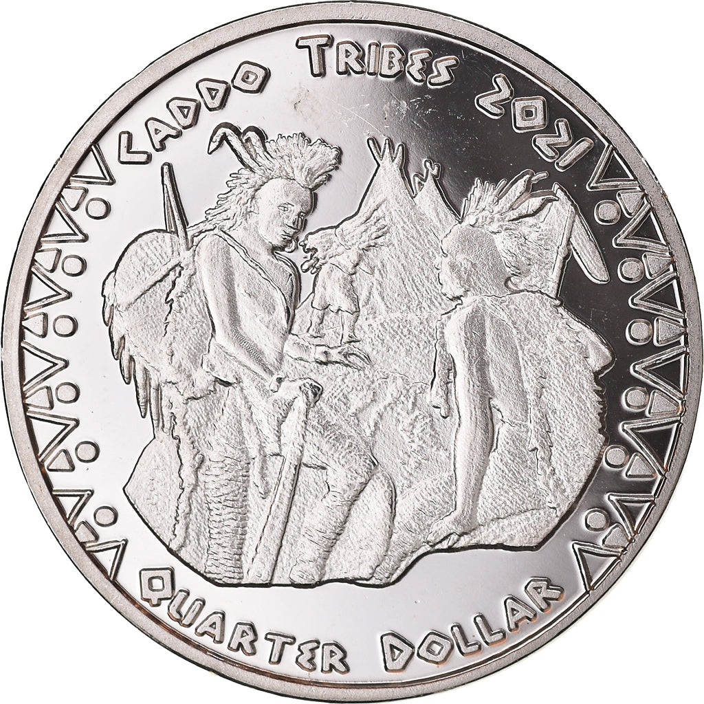 Coin, United States, Quarter, 2021, U.S. Mint, Caddo Tribes.BE.Monnaie de