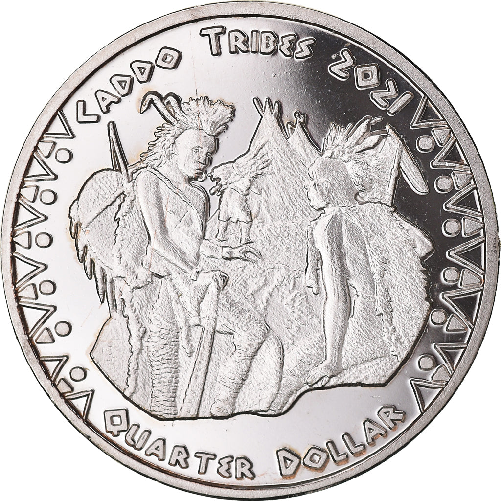 Coin, United States, Quarter, 2021, U.S. Mint, Caddo Tribes.BE.Monnaie de