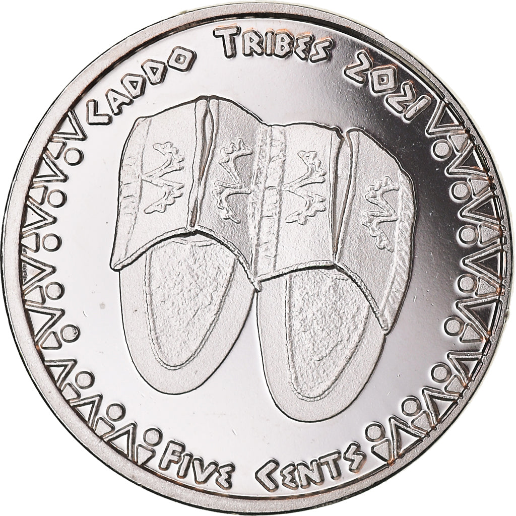 Coin, United States, 5 Cents, 2021, U.S. Mint, Caddo Tribes.BE.Monnaie de