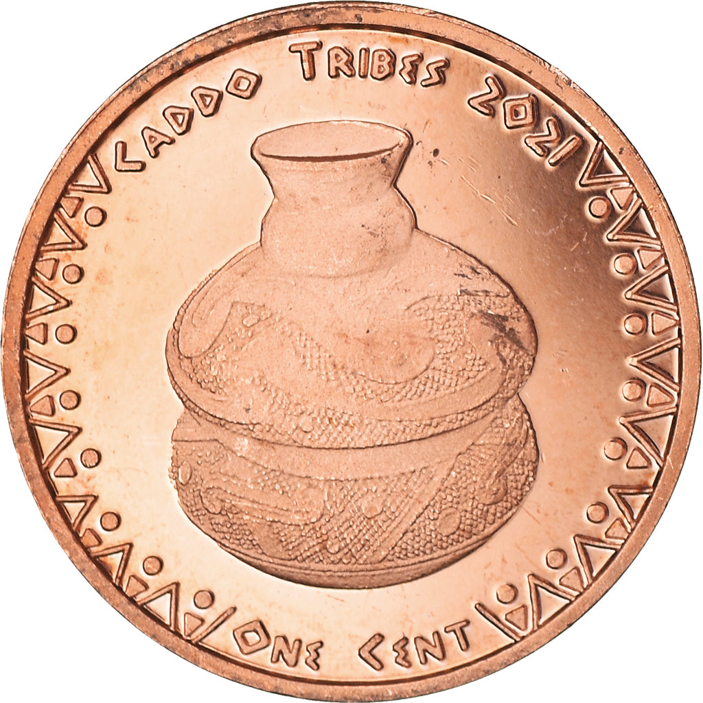 Coin, United States, Cent, 2021, U.S. Mint, Caddo Tribes.BE.Monnaie de
