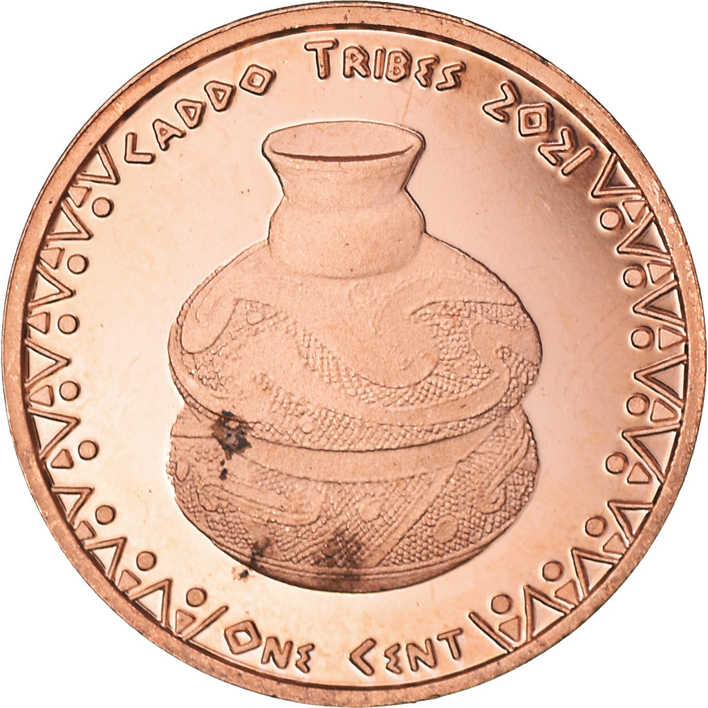 Coin, United States, Cent, 2021, U.S. Mint, Caddo Tribes.BE.Monnaie de