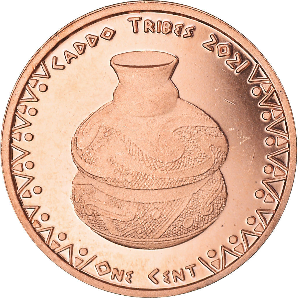 Coin, United States, Cent, 2021, U.S. Mint, Caddo Tribes.BE.Monnaie de