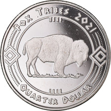 Moneta, USA, Quarter, 2021, U.S. Mint, Fox tribes.BE.Fantasy items, MS(63)