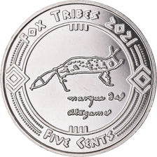 Coin, United States, 5 Cents, 2021, U.S. Mint, Fox tribes.BE.Fantasy items