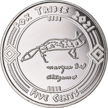 Coin, United States, 5 Cents, 2021, U.S. Mint, Fox tribes.BE.Fantasy items