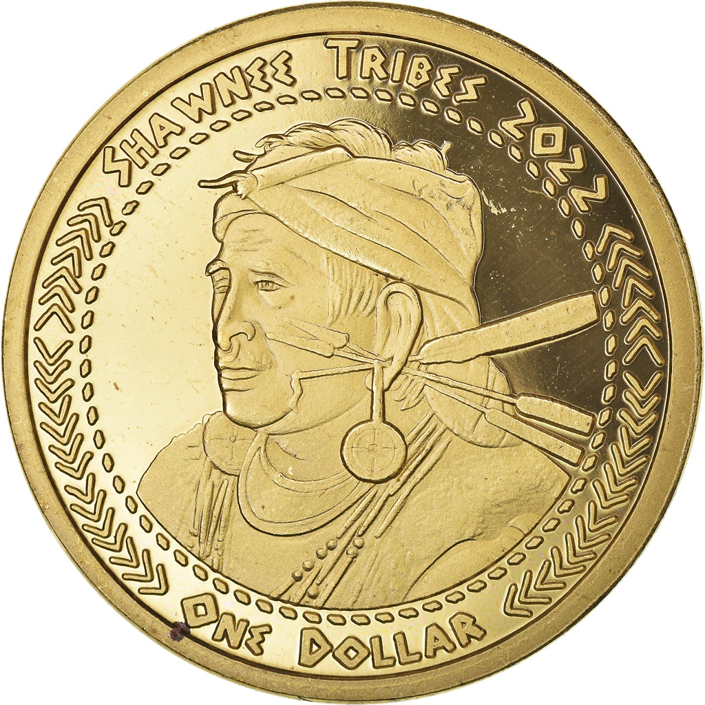 Moneta, Stati Uniti, Dollar, 2022, U.S. Mint, Shawnee tribes.BE.Fantasy items