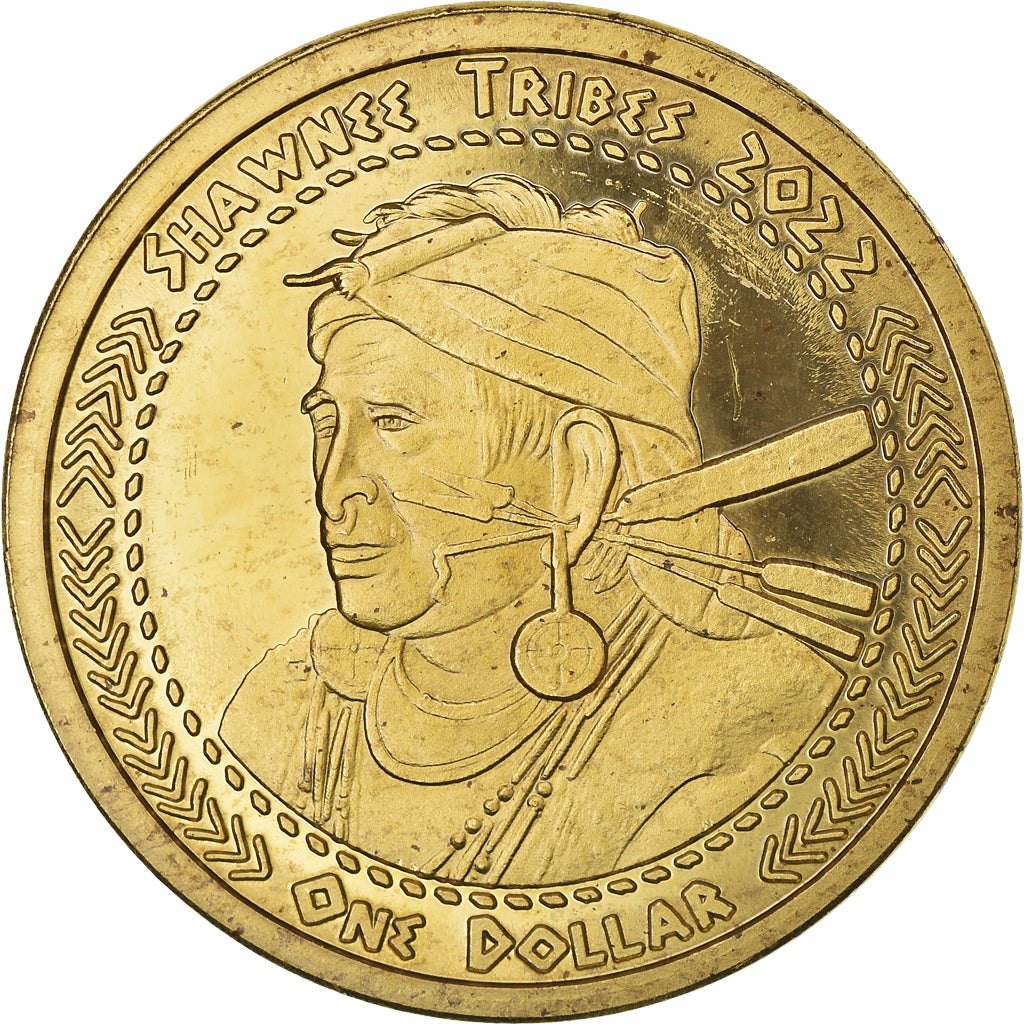 Coin, United States, Dollar, 2022, U.S. Mint, Shawnee tribes.BE.Fantasy items