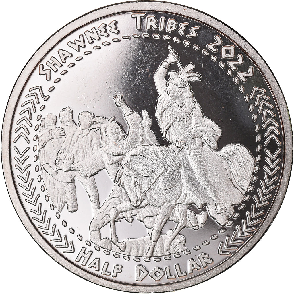 Coin, United States, Half Dollar, 2022, U.S. Mint, Shawnee tribes.BE.Fantasy