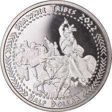 Coin, United States, Half Dollar, 2022, U.S. Mint, Shawnee tribes.BE.Fantasy