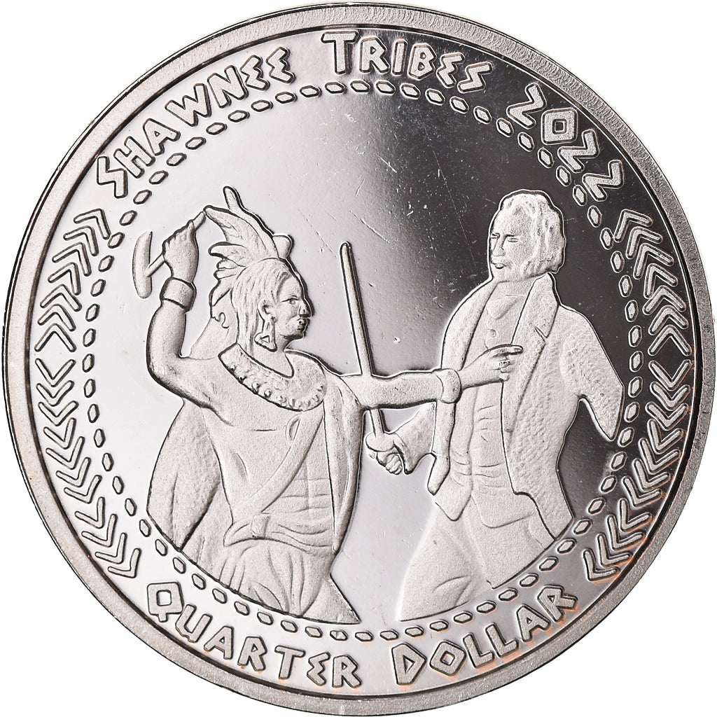 Coin, United States, Quarter, 2022, U.S. Mint, Shawnee tribes.BE.Fantasy items