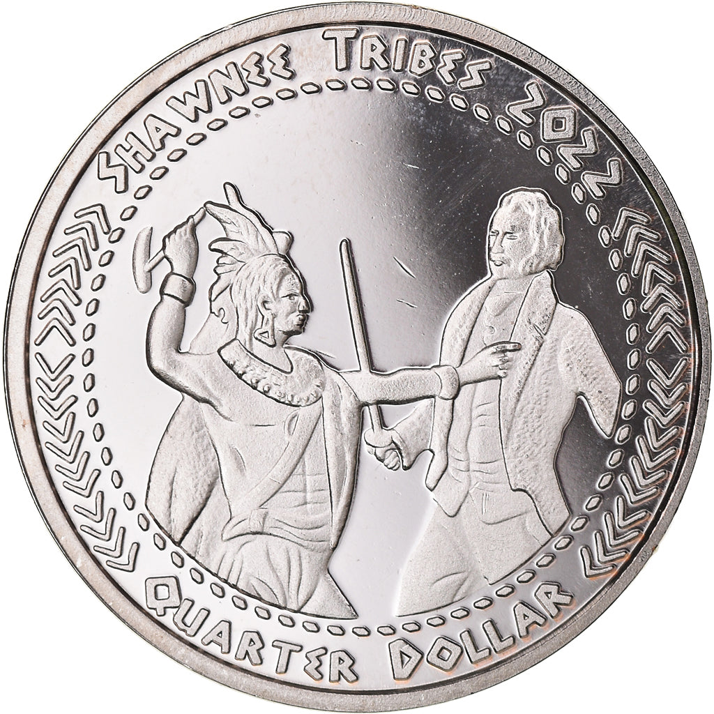 Coin, United States, Quarter, 2022, U.S. Mint, Shawnee tribes.BE.Fantasy items