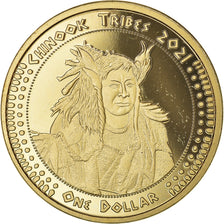 Coin, United States, Dollar, 2021, U.S. Mint, Chinook tribes.BE. Monnaie de