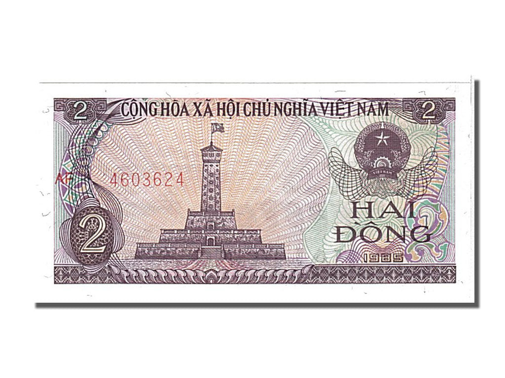 Viet Nam, 2 D<ox>ng, 1985, KM #91a, UNC(65-70), 4603624