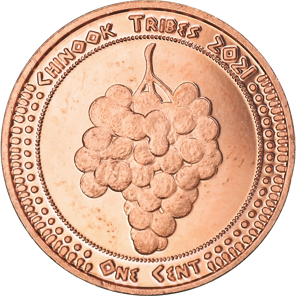 Moneta, Stati Uniti, Cent, 2021, U.S. Mint, Chinook tribes.BE. Monnaie de
