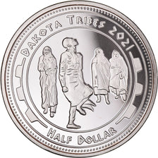 Coin, United States, Half Dollar, 2021, U.S. Mint, Dakota Tribes.BE.Monnaie de