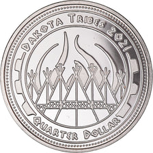 Coin, United States, Quarter, 2021, U.S. Mint, Dakota Tribes.BE.Monnaie de
