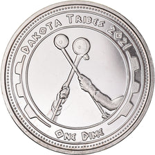Coin, United States, Dime, 2021, U.S. Mint, Dakota Tribes.BE.Monnaie de