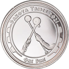 Monnaie, États-Unis, Dime, 2021, U.S. Mint, Dakota Tribes.BE.Monnaie de