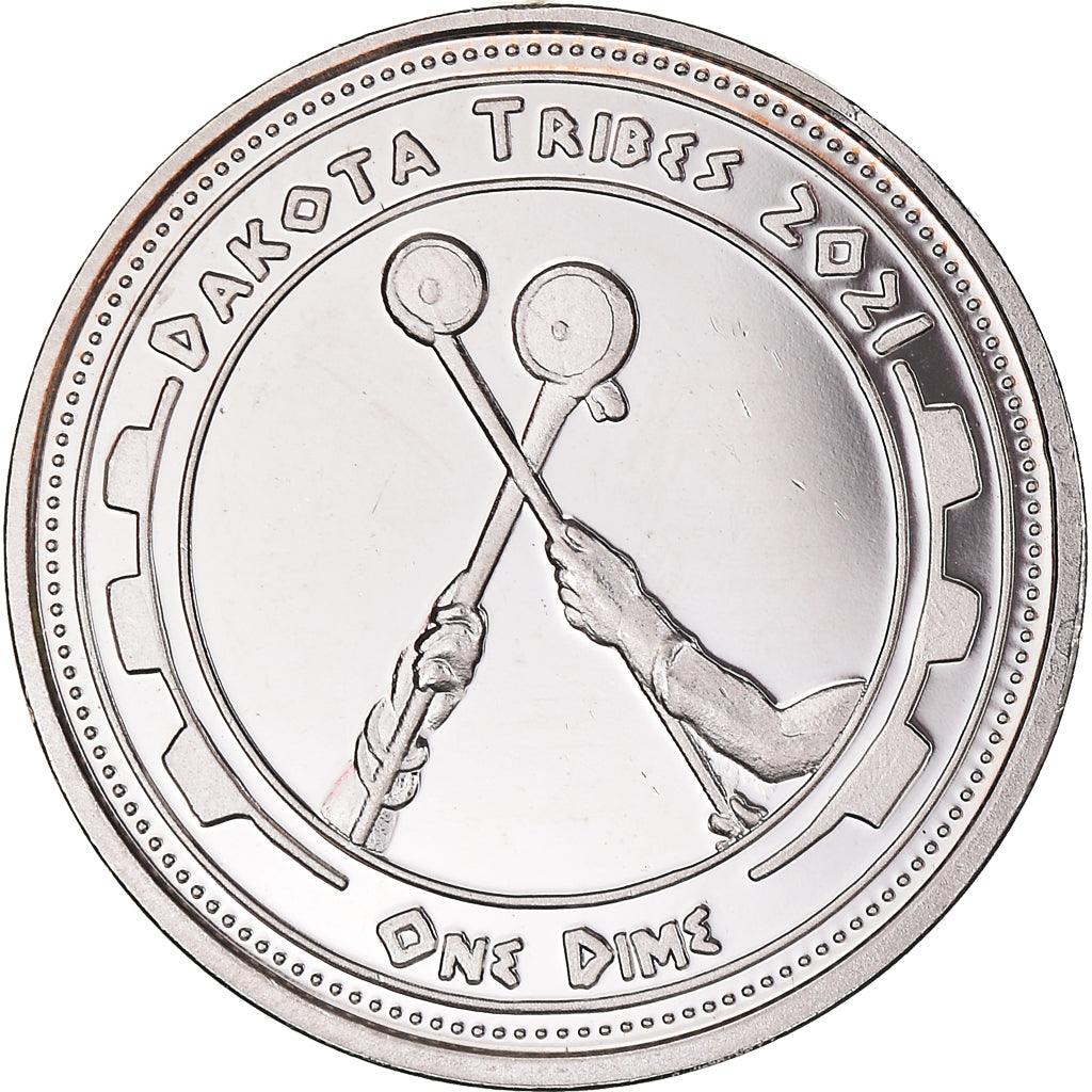 Moeda, Estados Unidos da América, Dime, 2021, U.S. Mint, Dakota