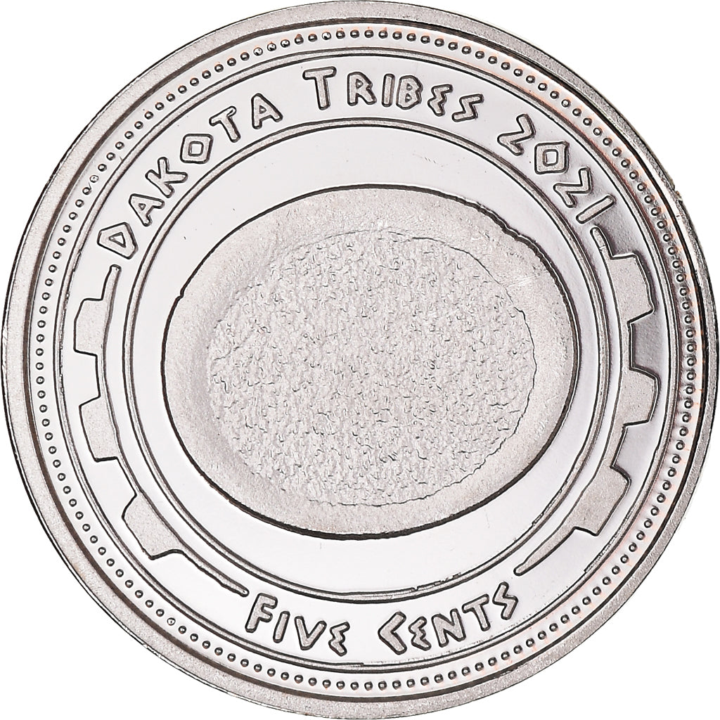 Munten, Verenigde Staten, 5 Cents, 2021, U.S. Mint, Dakota Tribes.BE.Monnaie de