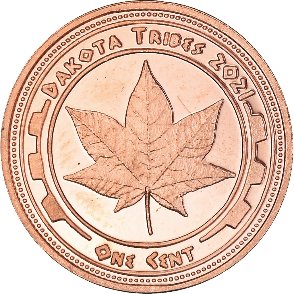Coin, United States, Cent, 2021, U.S. Mint, Dakota Tribes.BE.Monnaie de