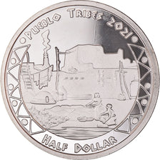 Coin, United States, Half Dollar, 2021, U.S. Mint, Pueblo tribes.BE.Monnaie de