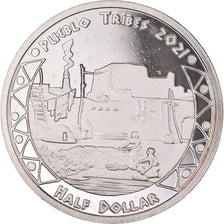 Coin, United States, Half Dollar, 2021, U.S. Mint, Pueblo tribes.BE.Monnaie de