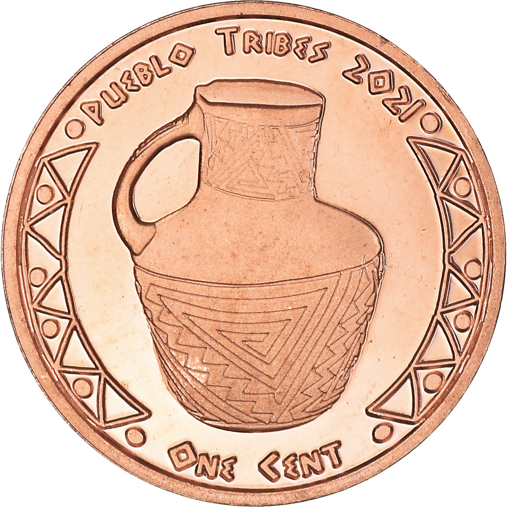 Coin, United States, Cent, 2021, U.S. Mint, Pueblo tribes.BE.Monnaie de