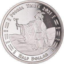 Coin, United States, Half Dollar, 2021, U.S. Mint, Peoria tribes.BE.Fantasy