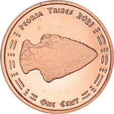 Coin, United States, Cent, 2021, U.S. Mint, Peoria tribes.BE.Fantasy items