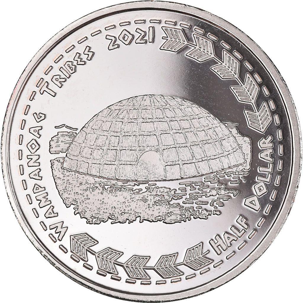 Moneta, Stati Uniti, Half Dollar, 2021, U.S. Mint, Wampanoag tribes BE.Fantasy
