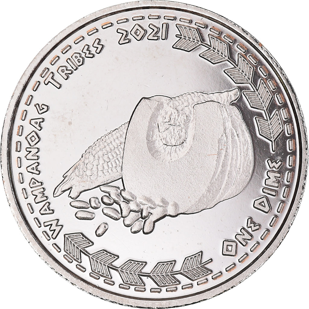 Coin, United States, Dime, 2021, U.S. Mint, Wampanoag tribes BE.Fantasy items