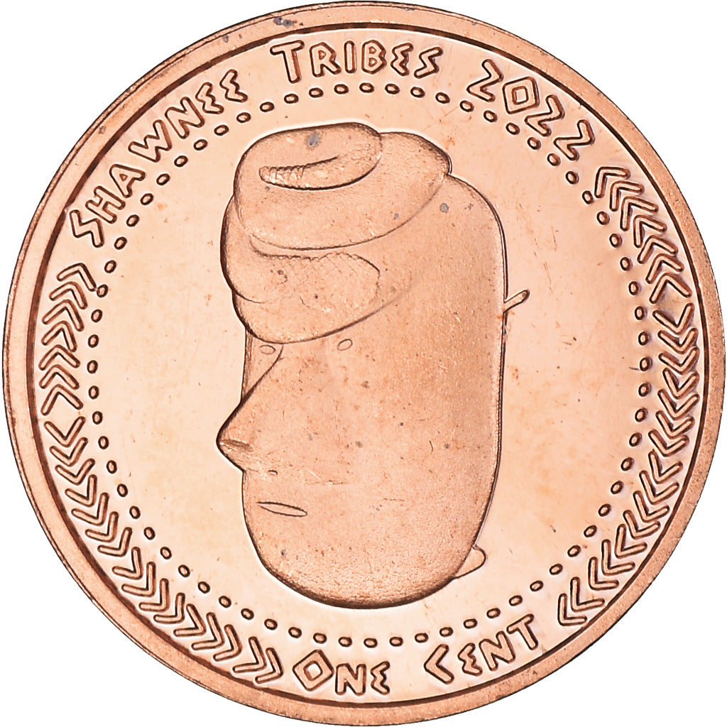 Moneta, Stati Uniti, Cent, 2022, U.S. Mint, Shawnee tribes.BE.Monnaie de