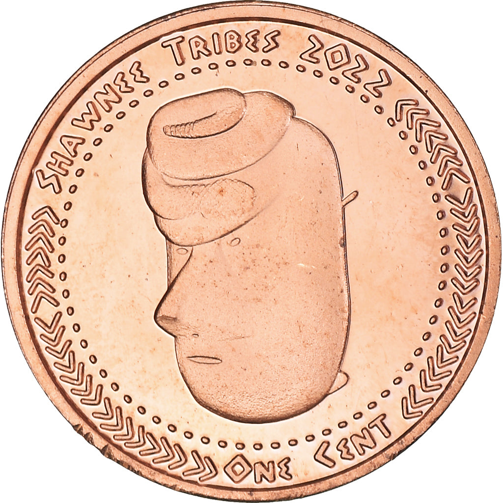 Coin, United States, Cent, 2022, U.S. Mint, Shawnee tribes.BE.Monnaie de
