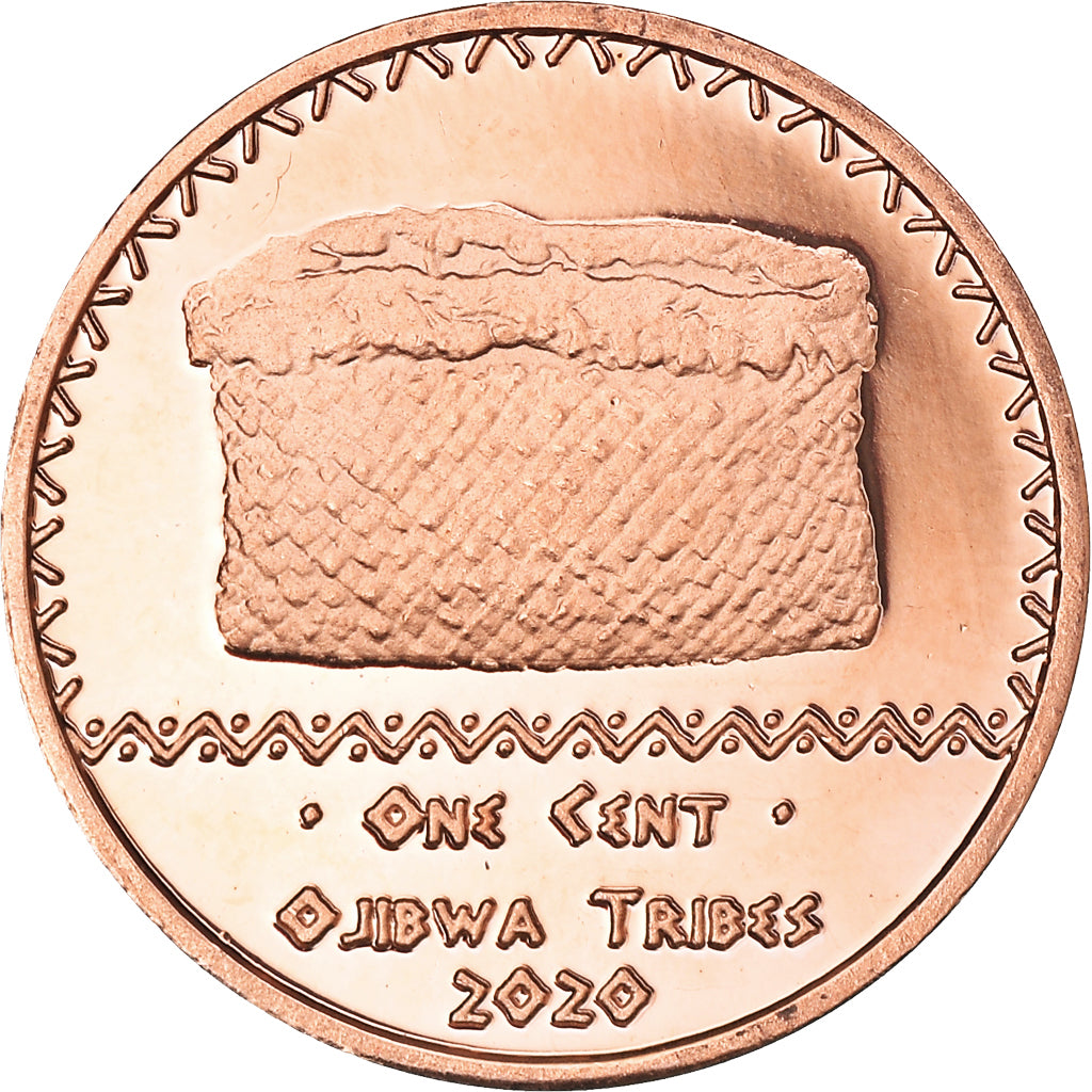 Monnaie, États-Unis, Cent, 2020, U.S. Mint, Ojibwa tribes.BE.Fantasy items