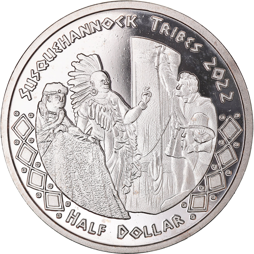 Moneta, Stati Uniti, Half Dollar, 2022, U.S. Mint, Susquehannock