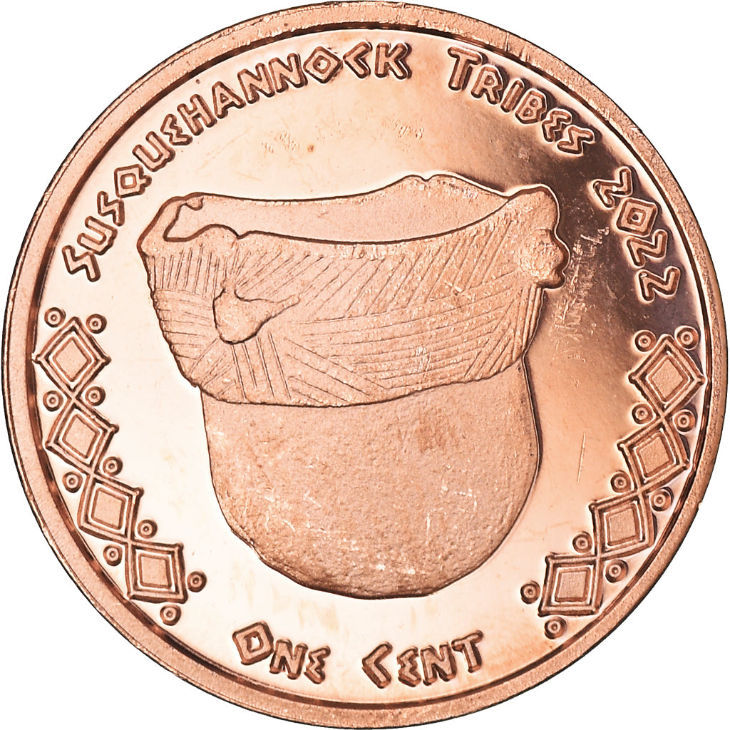Coin, United States, Cent, 2022, U.S. Mint, Susquehannock tribes.BE.Fantasy