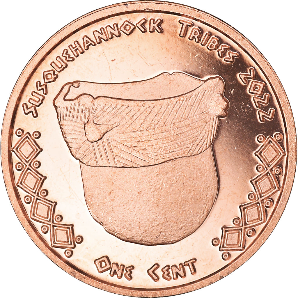 Coin, United States, Cent, 2022, U.S. Mint, Susquehannock tribes.BE.Fantasy