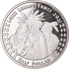 Moneta, Stati Uniti, Half Dollar, 2021, U.S. Mint, Lenni Lenape tribes.BE.