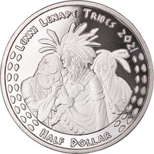 Coin, United States, Half Dollar, 2021, U.S. Mint, Lenni Lenape tribes.BE.