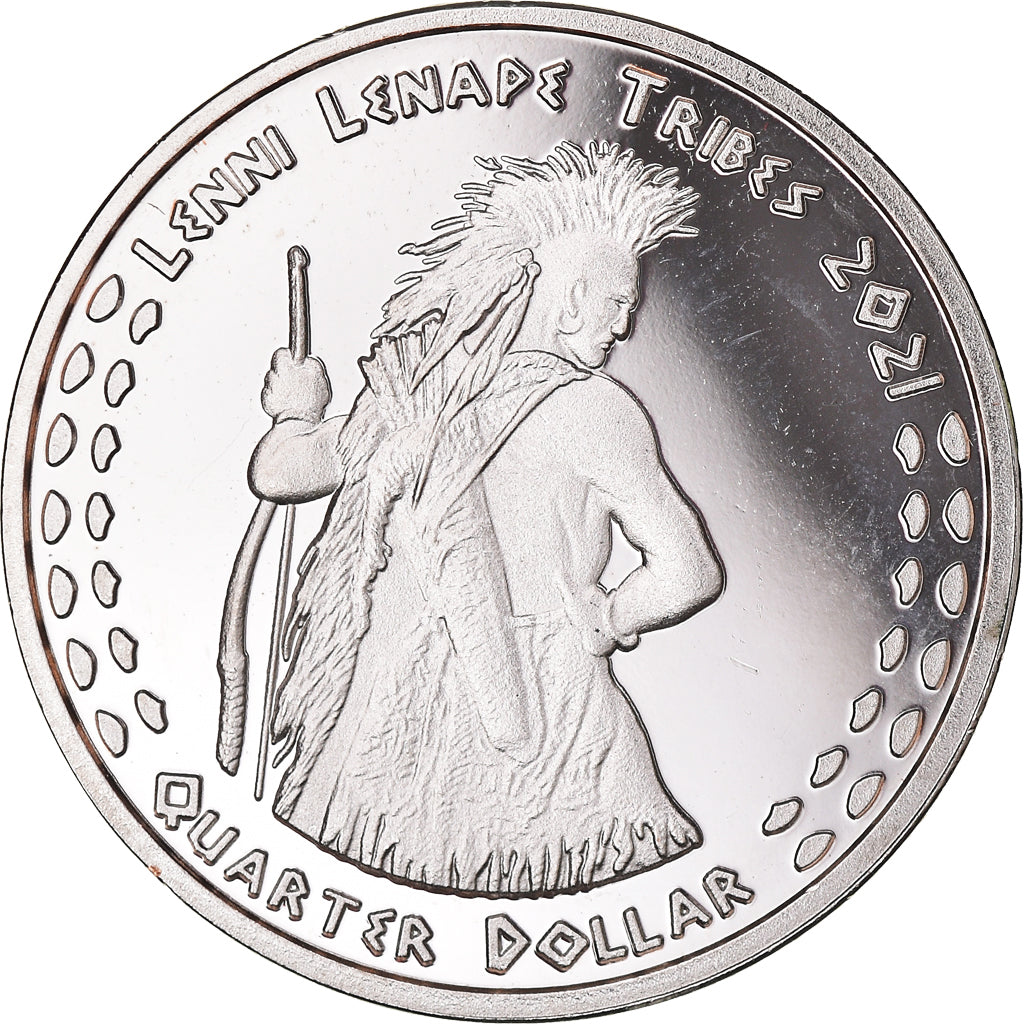 Münze, Vereinigte Staaten, quarter dollar, 2021, U.S. Mint, Lenni Lenape