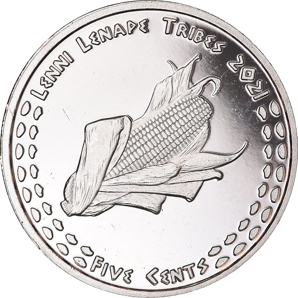 Münze, Vereinigte Staaten, 5 Cents, 2021, U.S. Mint, Lenni Lenape tribes.BE.