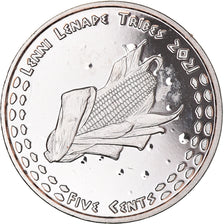 Moneta, USA, 5 Cents, 2021, U.S. Mint, Lenni Lenape tribes.BE. Monnaie de