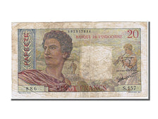 Tahiti, 20 Francs, 1951, KM #21c, VF(20-25), 886