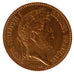 FRANCE, 1 Décime, 1830, AU(55-58), Brass, 14.18