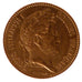 FRANCE, 1 Décime, 1830, AU(55-58), Brass, 14.18